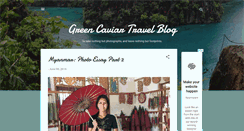 Desktop Screenshot of greencaviartravelblog.com